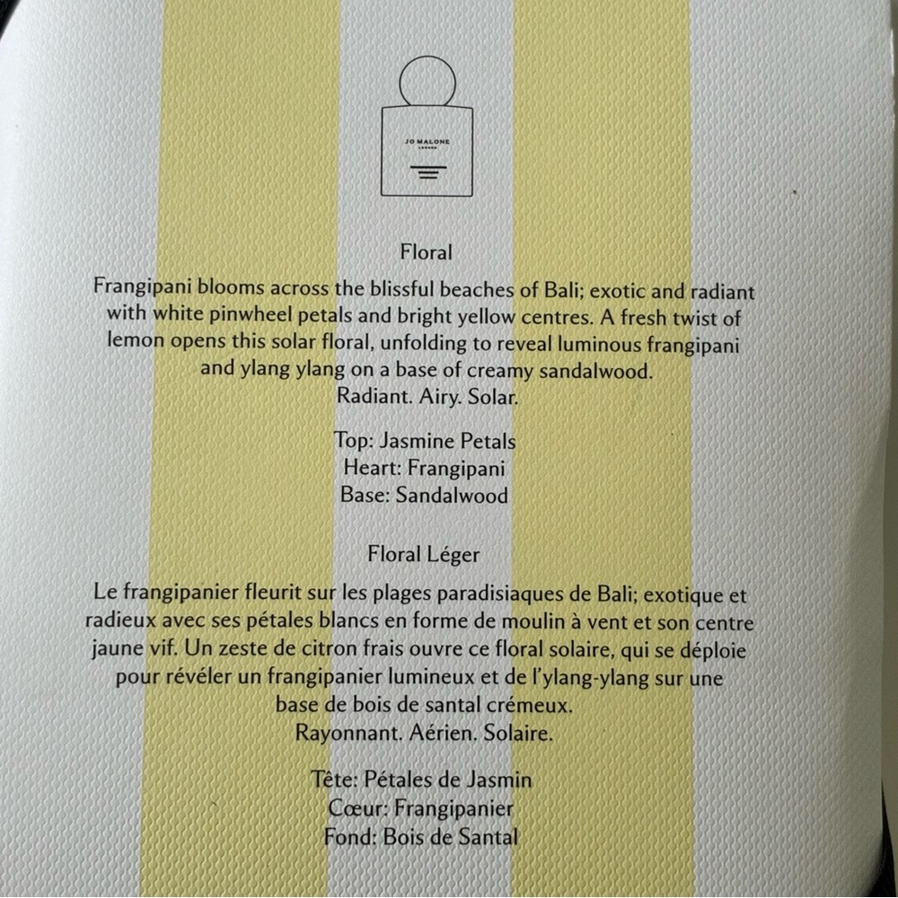Jo Malone Frangipani Flower Cologne 100ml - Picture 5 of 5